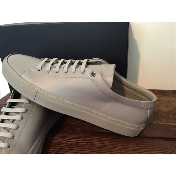 Good Man Brand Edge Lo Top Sneaker Wet Weather Grey Leather Italy Mens Size 11.5 - Picture 5 of 6